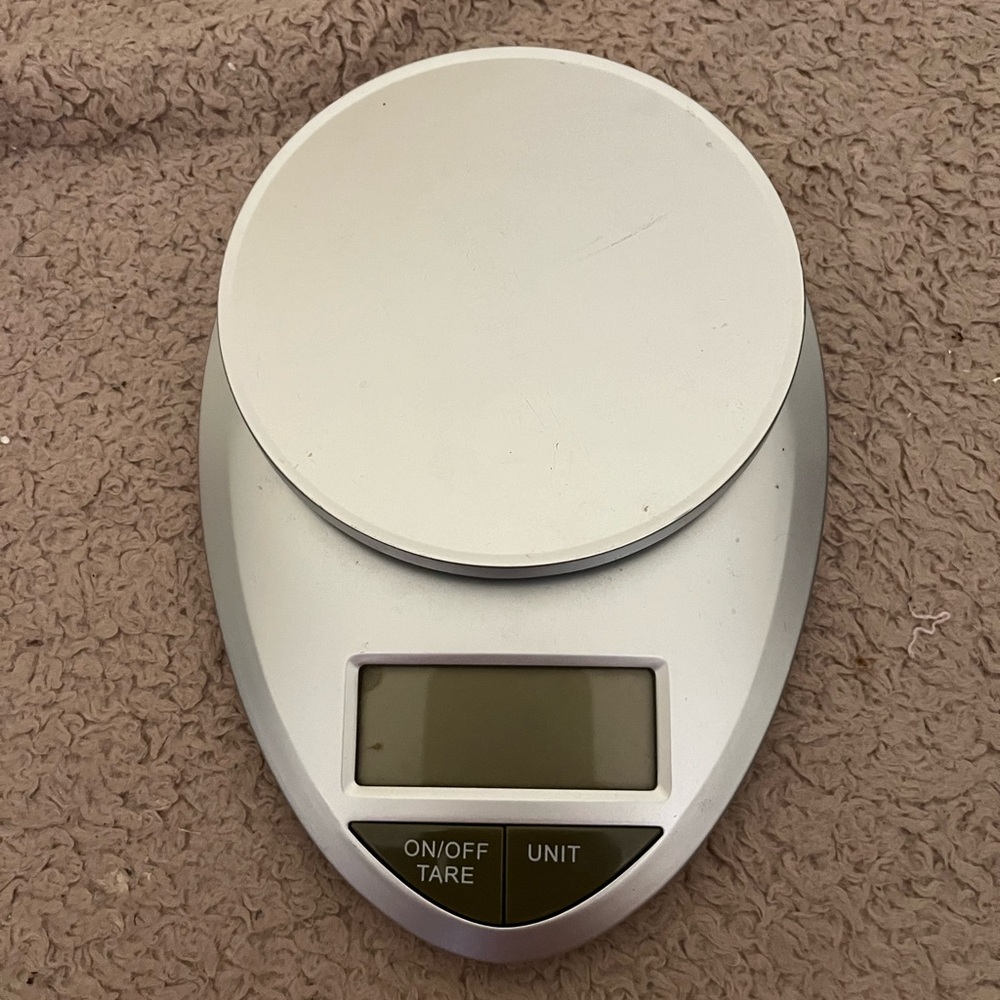 EatSmart Digital Kitchen Scale in Silver